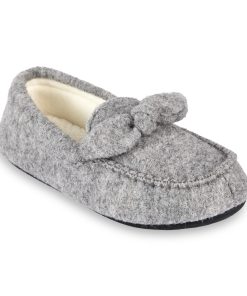 Women’s Acorn Boil Wool Moc With Bow